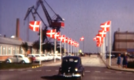 Stabelafløb på Lindø i 1960erne